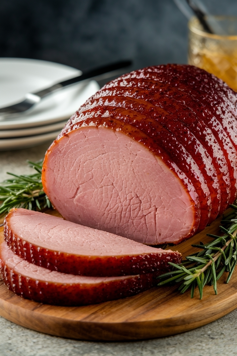 brown sugar dijon ham glaze with maple