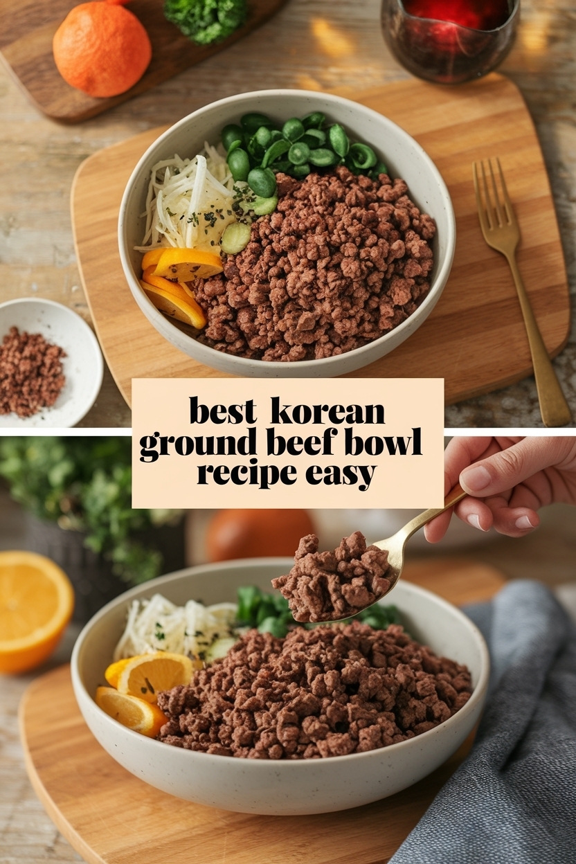 korean ground beef bowl recipe easy