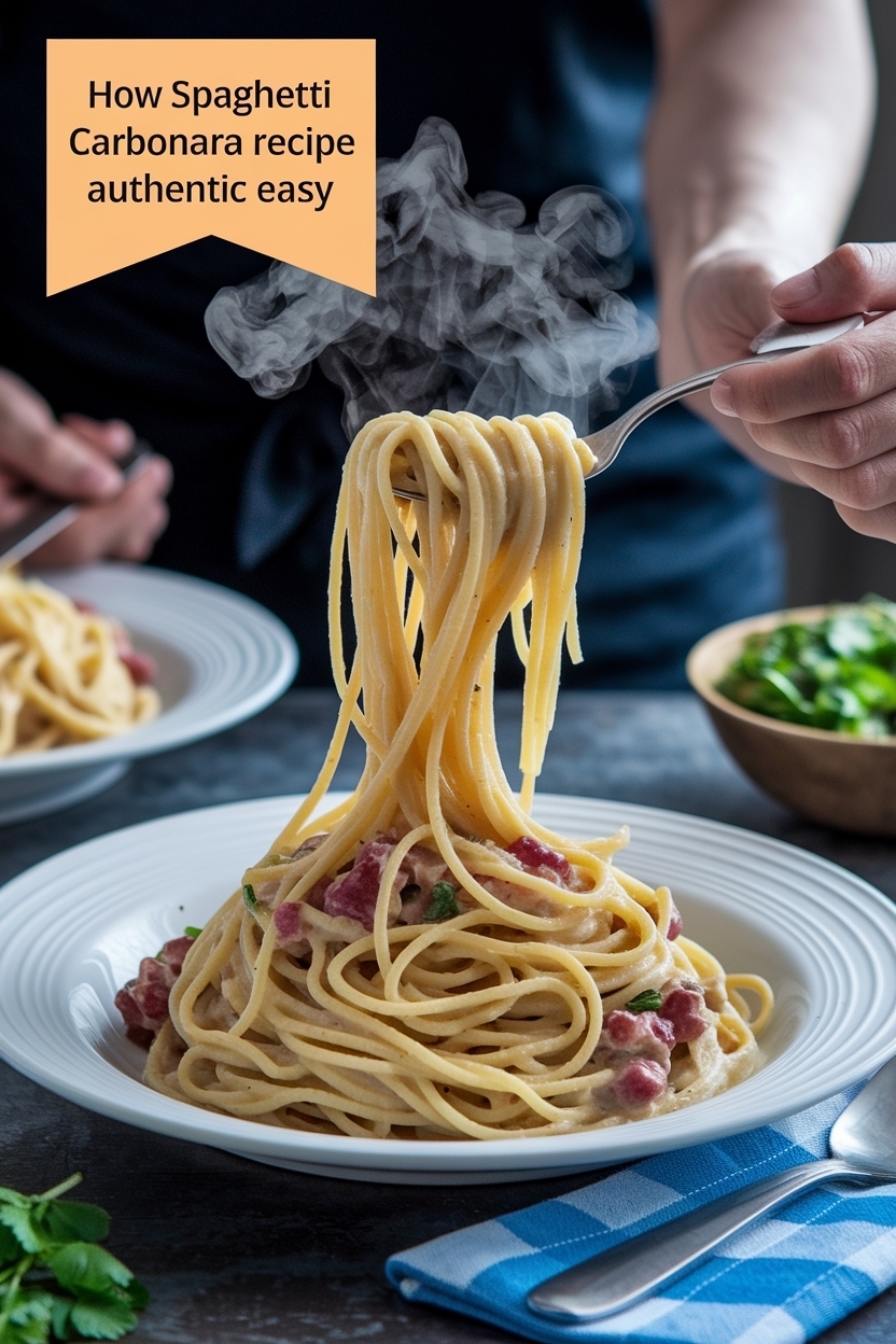 spaghetti carbonara recipe authentic easy