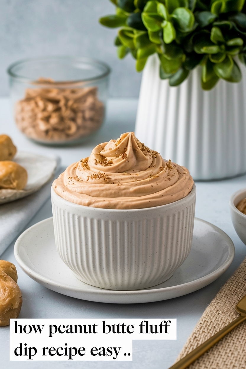 peanut butter fluff dip recipe easy