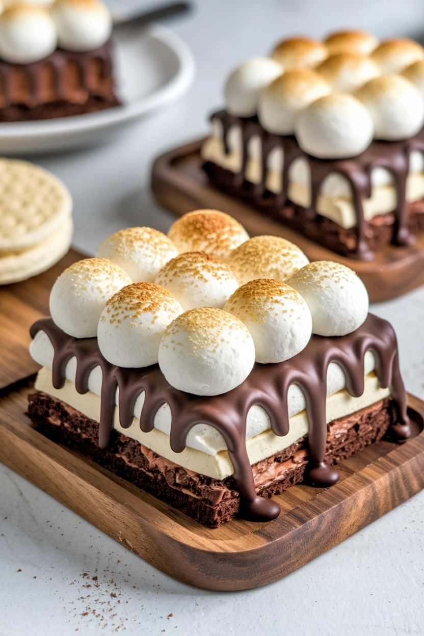 s'mores dessert board oven broiler setup