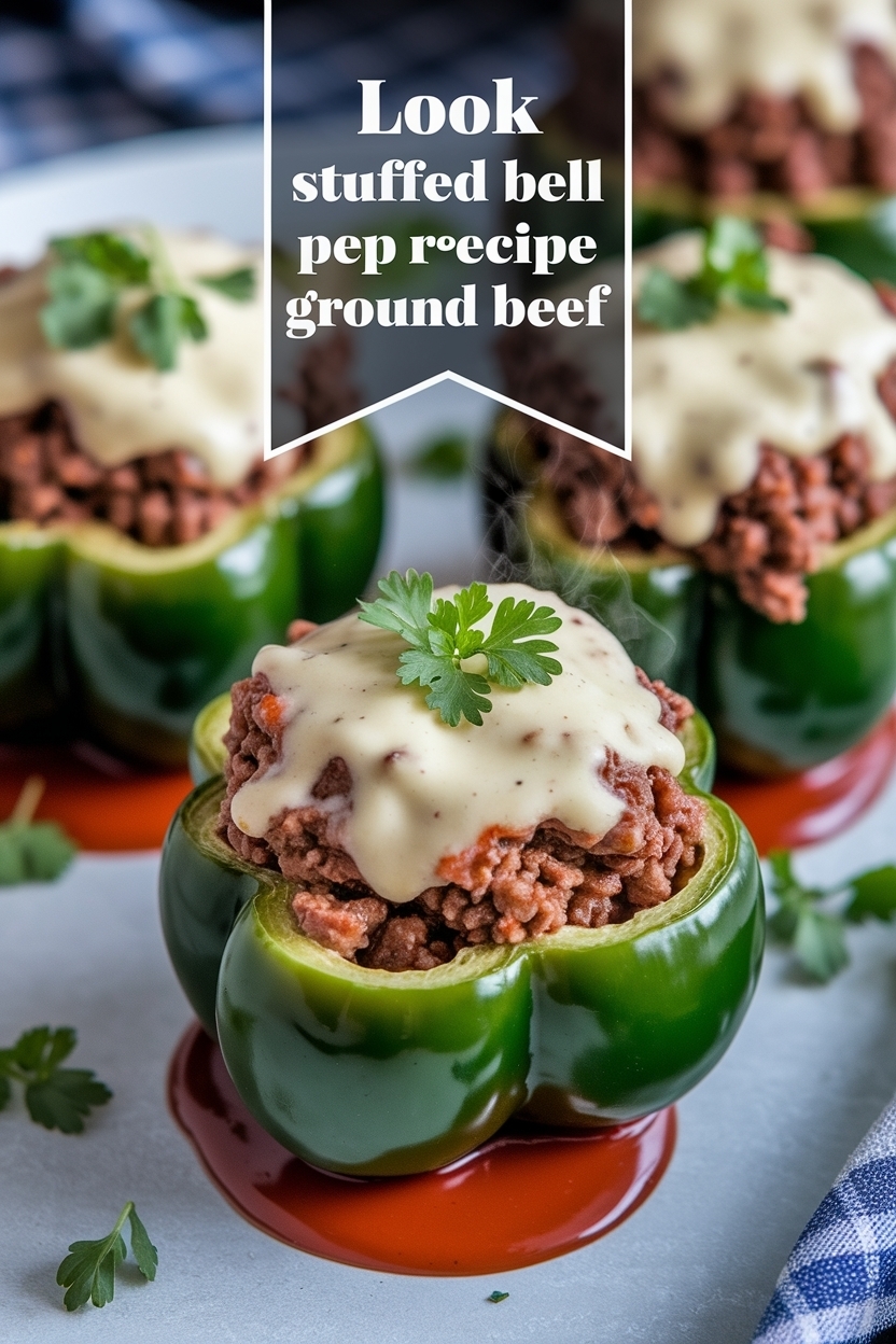 stuffed bell peppers recipe ground beef
