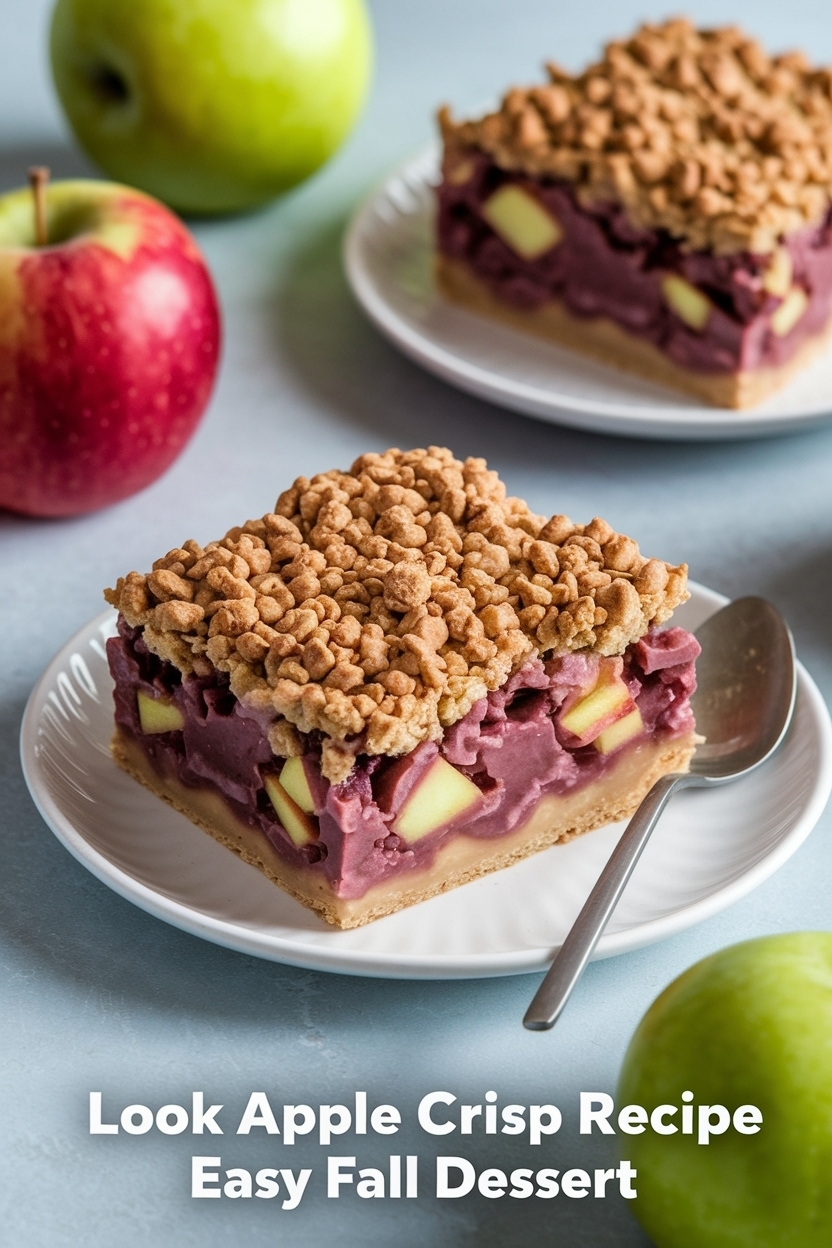 apple crisp recipe easy fall dessert