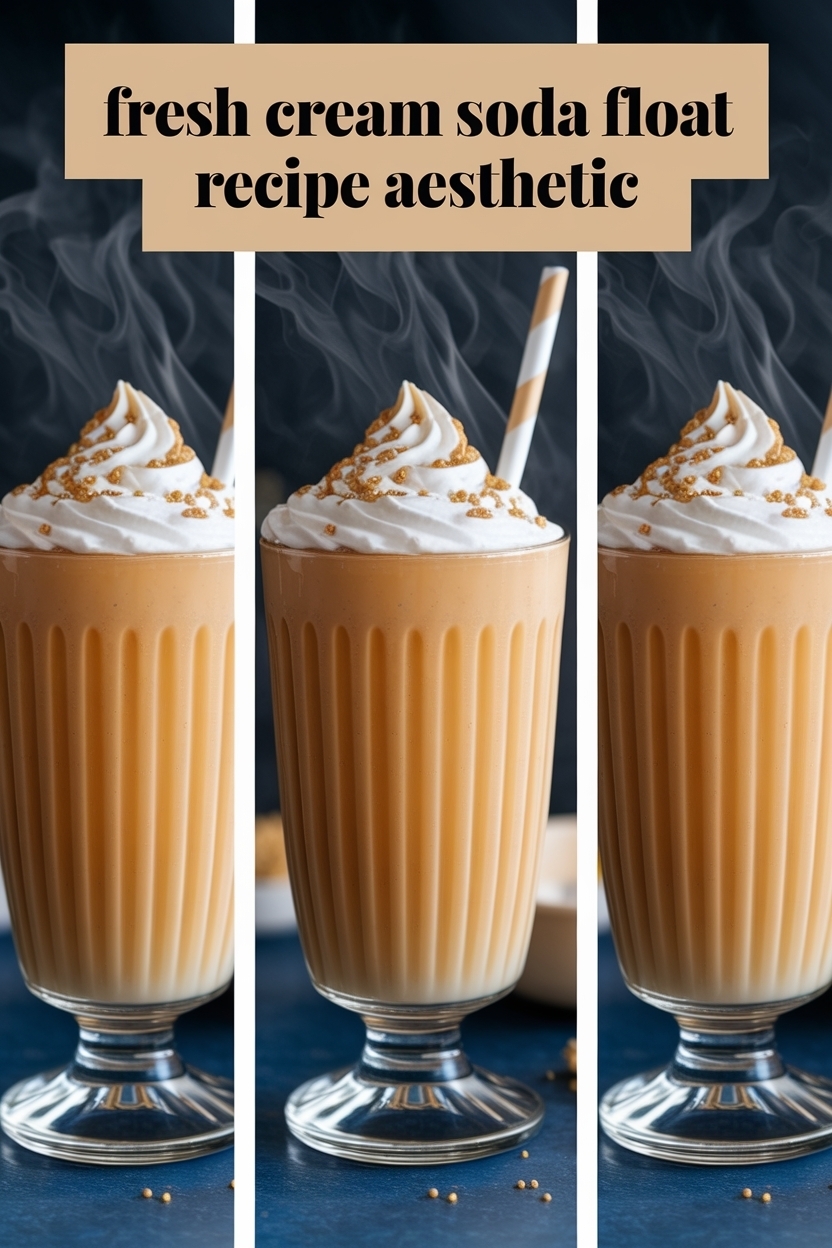 cream soda float recipe aesthetic