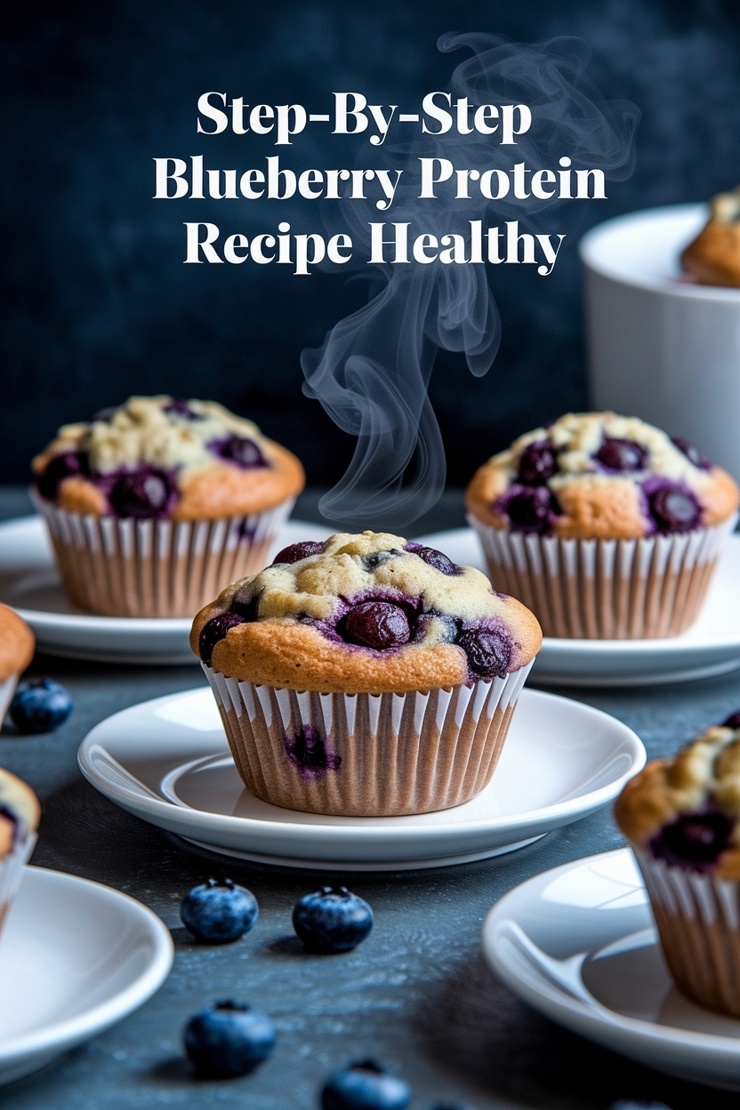 blueberry protein muffins recipe healthy