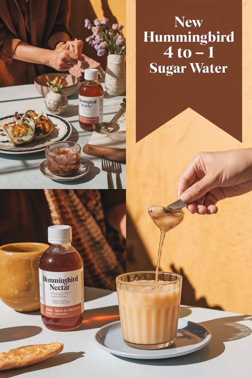 hummingbird nectar 4 to 1 sugar water