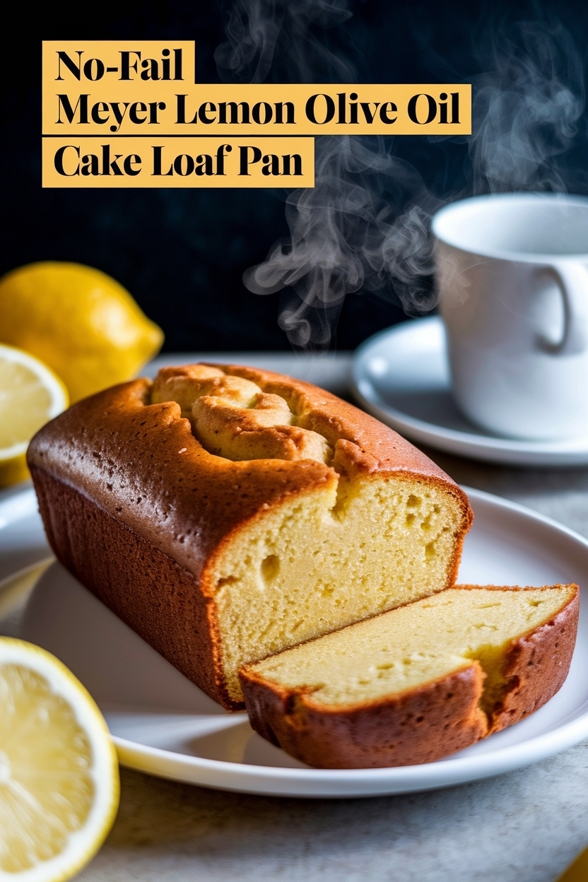 meyer lemon olive oil cake loaf pan