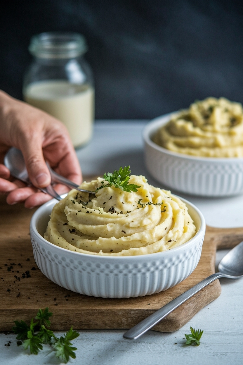 garlic mashed potatoes recipe creamy