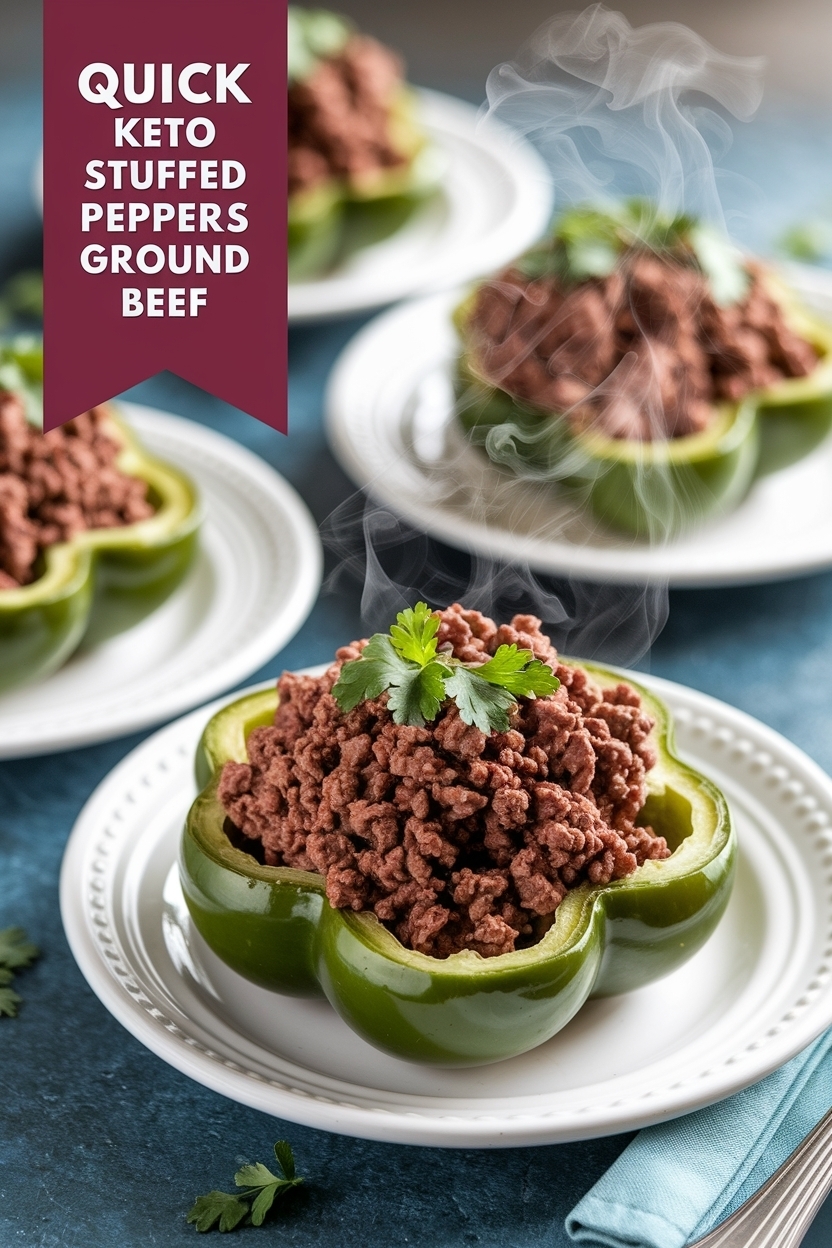 keto stuffed peppers recipe ground beef