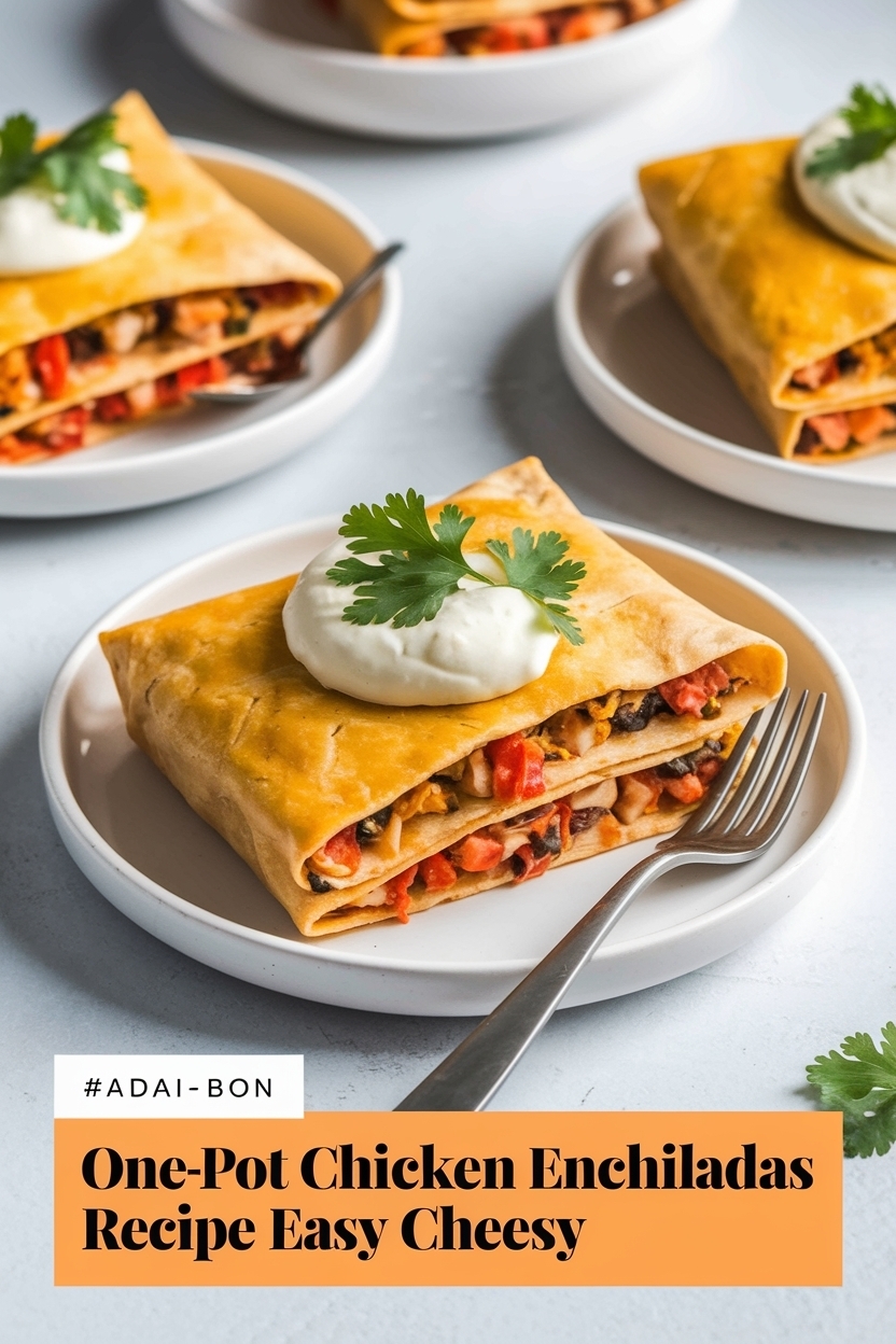 chicken enchiladas recipe easy cheesy