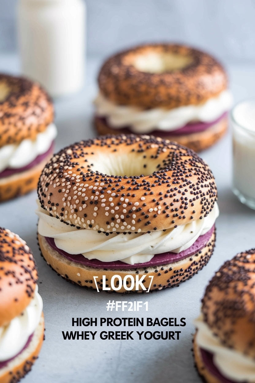 high protein bagels whey greek yogurt