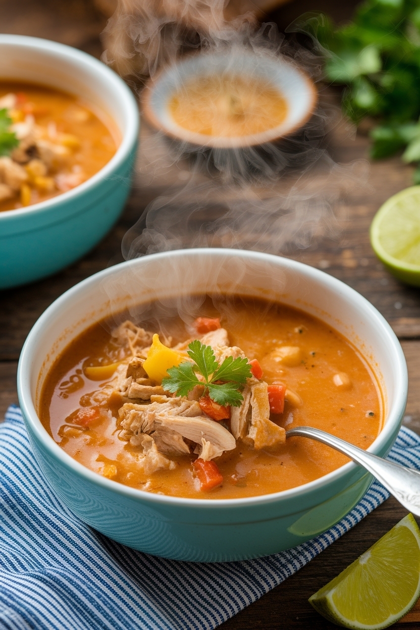 crockpot chicken tortilla soup recipe