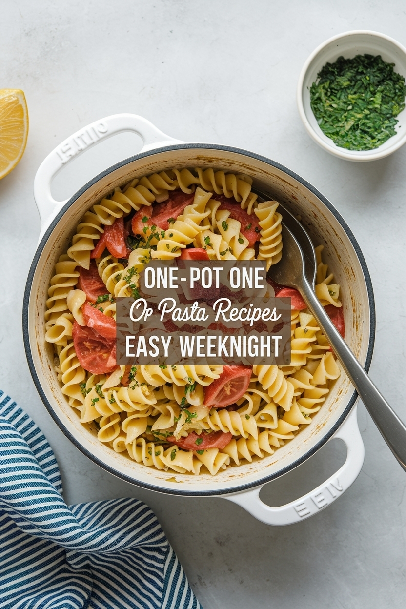one pot pasta recipes easy weeknight