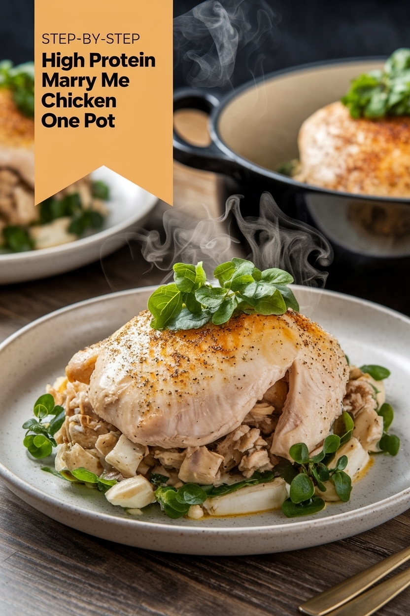 high protein marry me chicken one pot