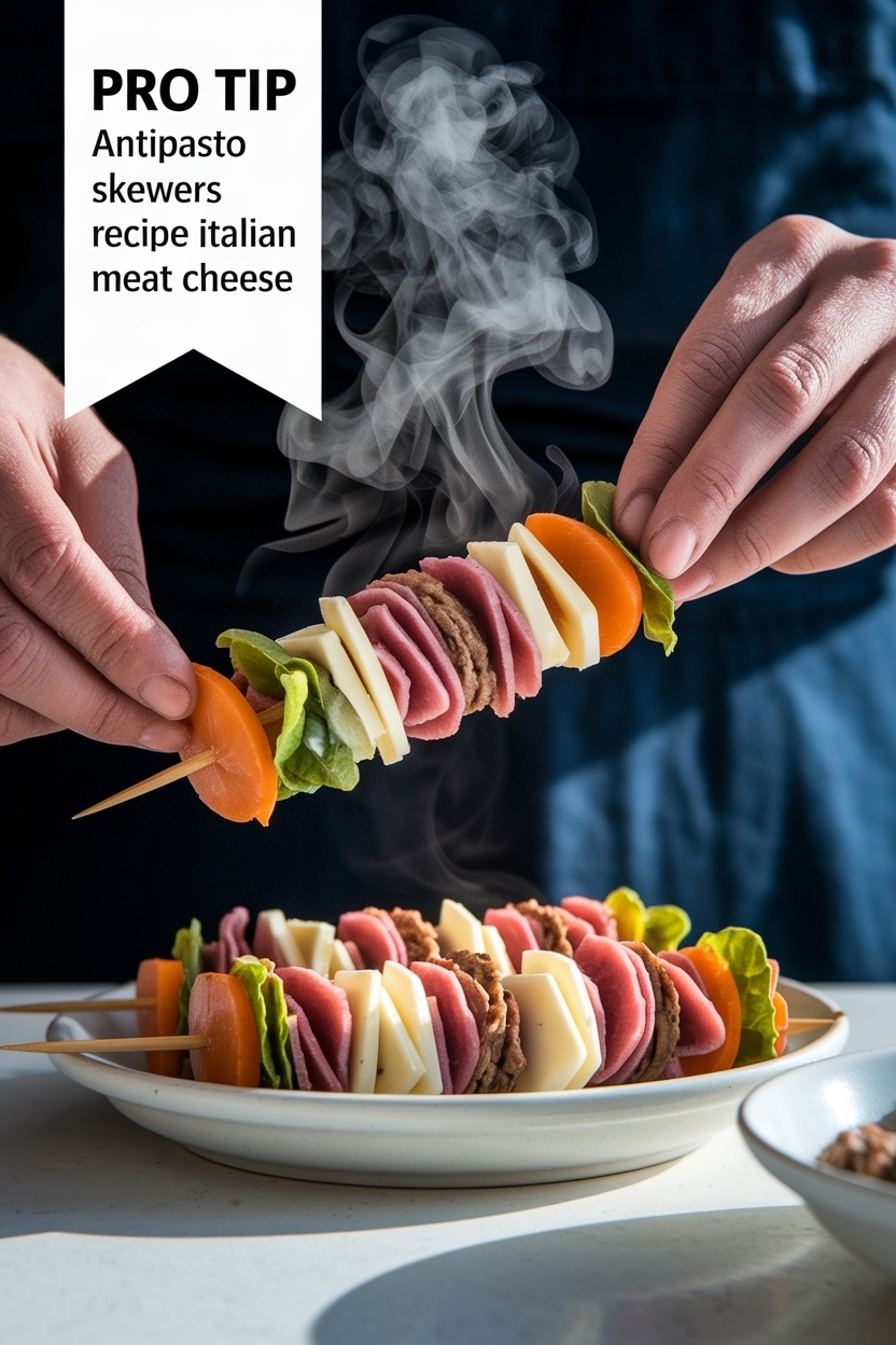 antipasto skewers recipe italian meat cheese