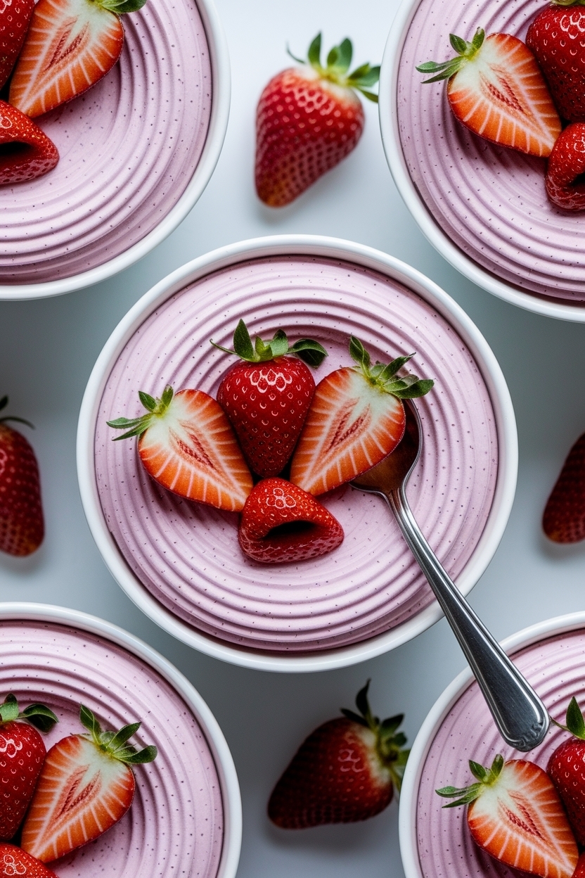 strawberry cheesecake dip no bake
