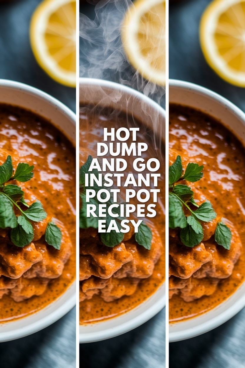 dump and go instant pot recipes easy