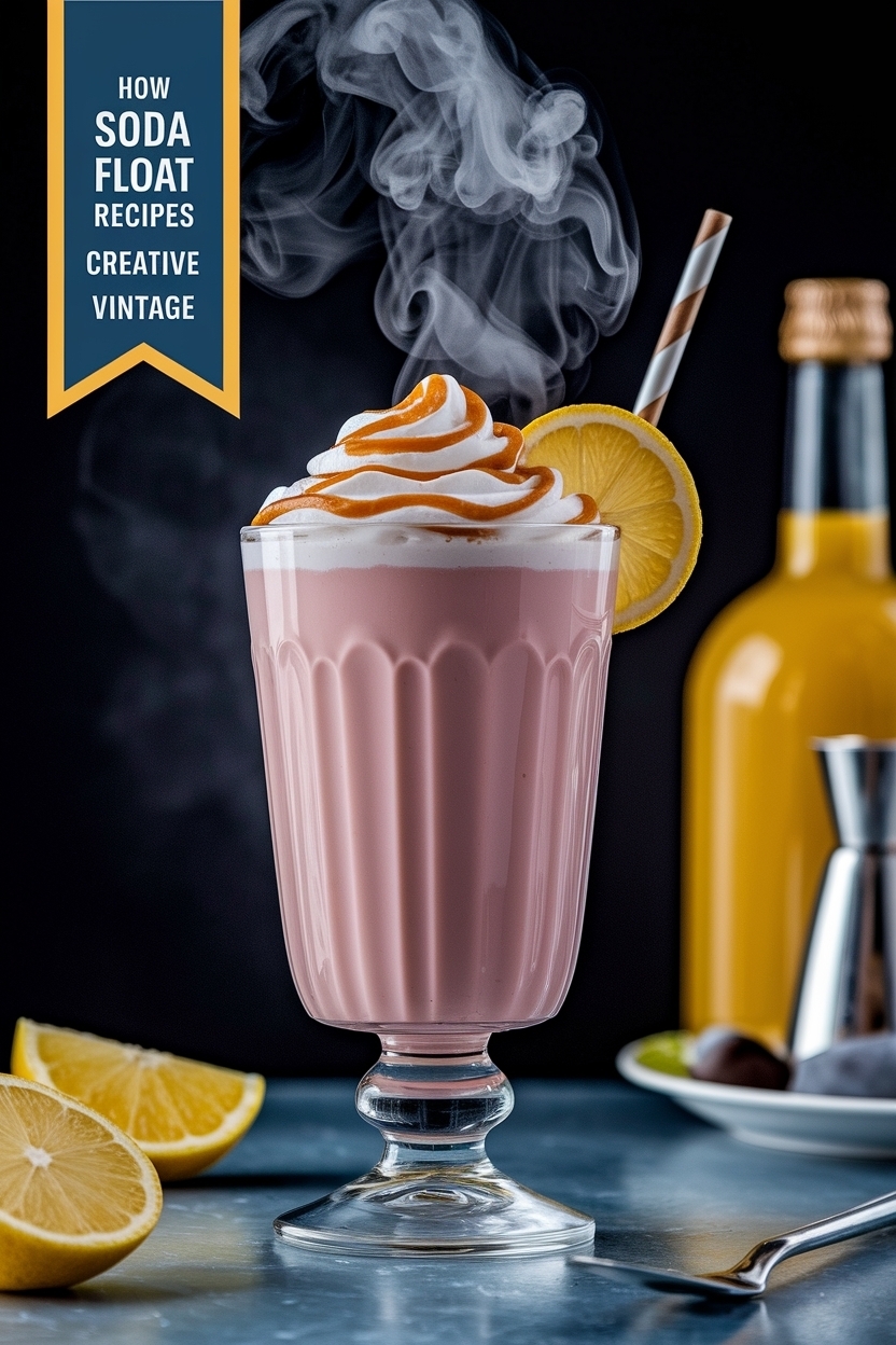 soda float recipes creative vintage