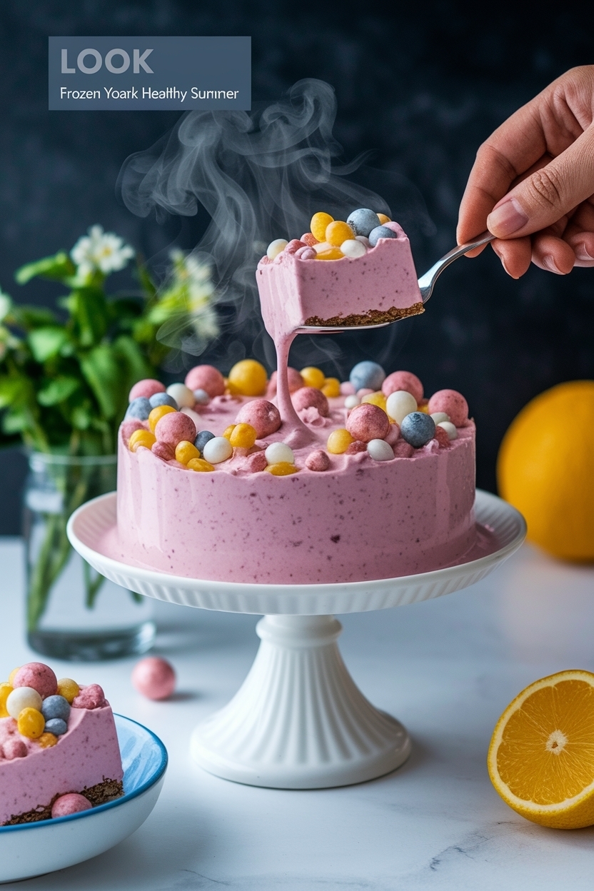 frozen yogurt bark recipe healthy summer