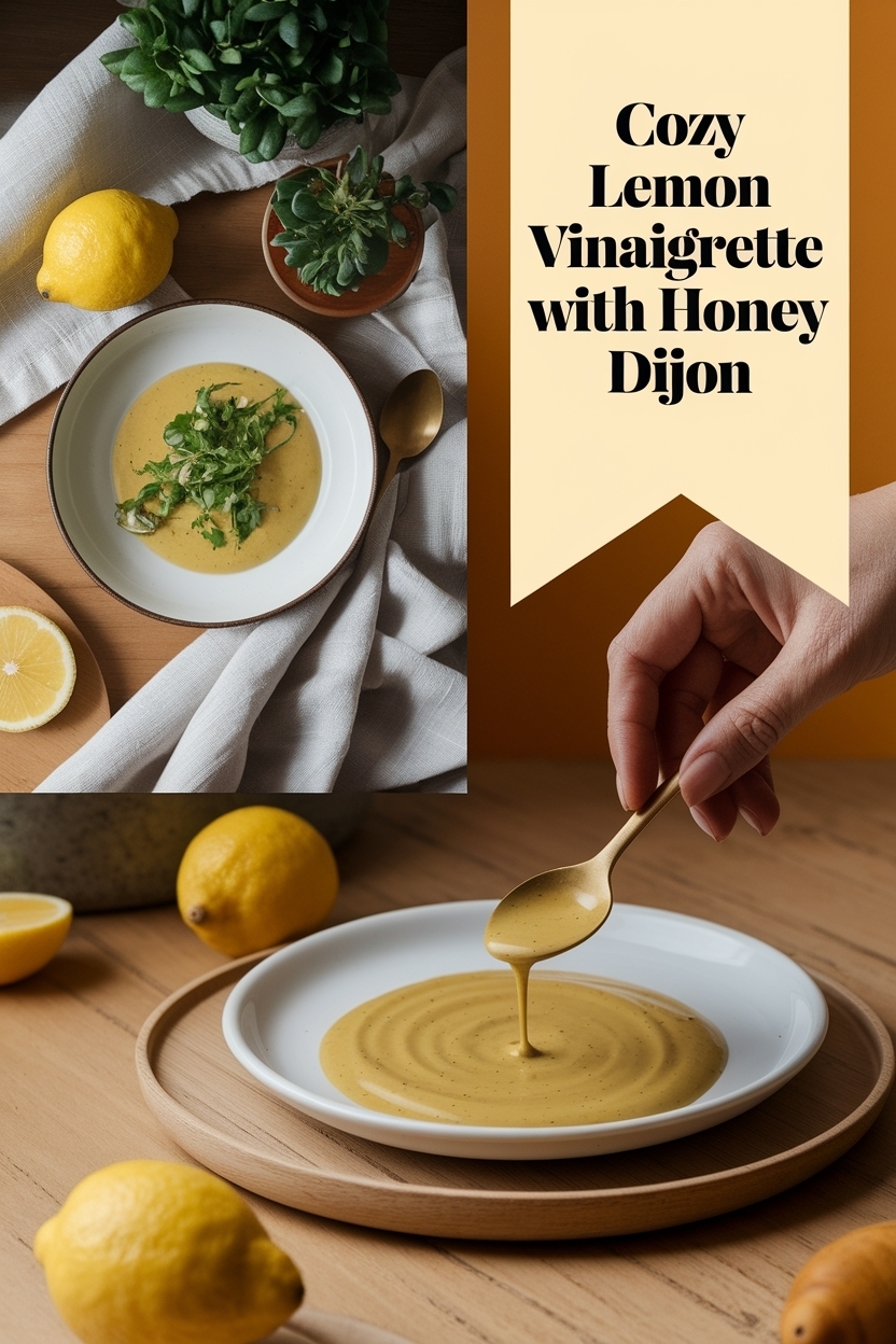 lemon vinaigrette with honey dijon