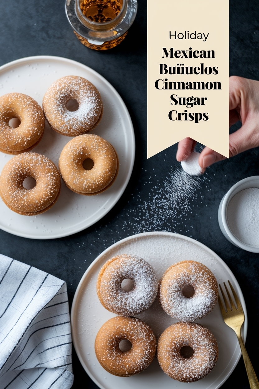 mexican buñuelos cinnamon sugar crisps