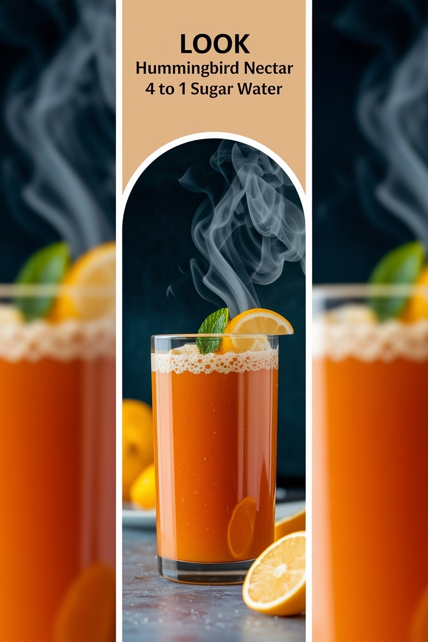 hummingbird nectar 4 to 1 sugar water