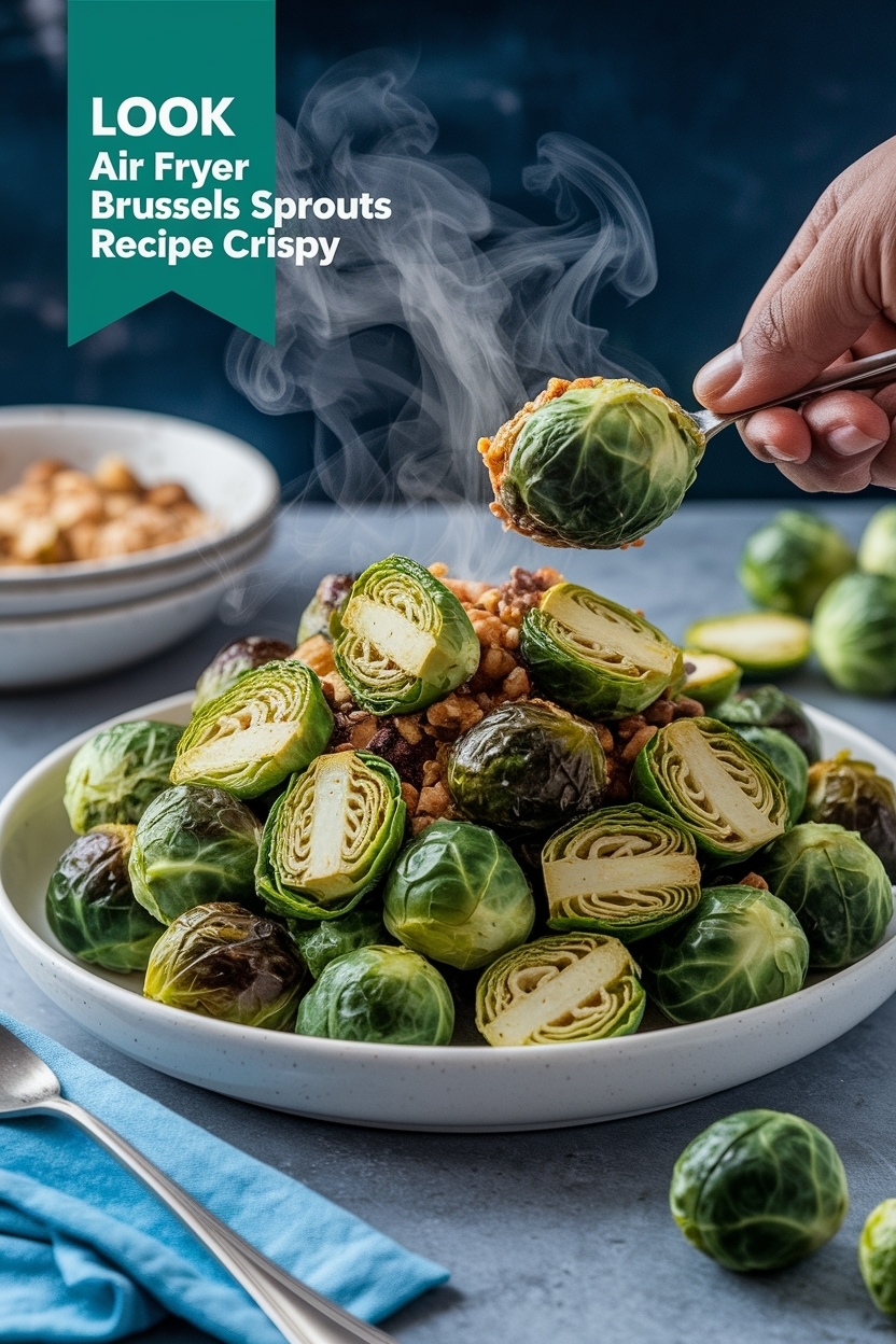 air fryer brussels sprouts recipe crispy