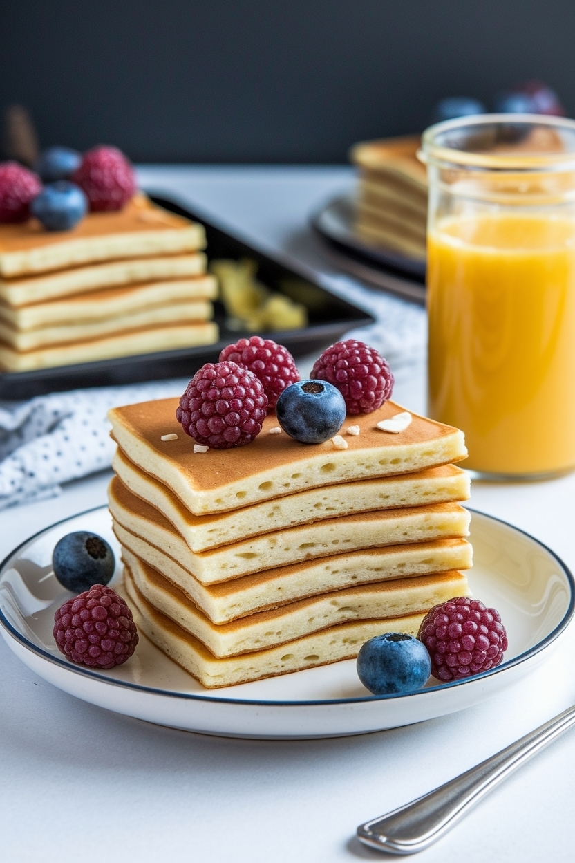 sheet pan pancakes for meal prep