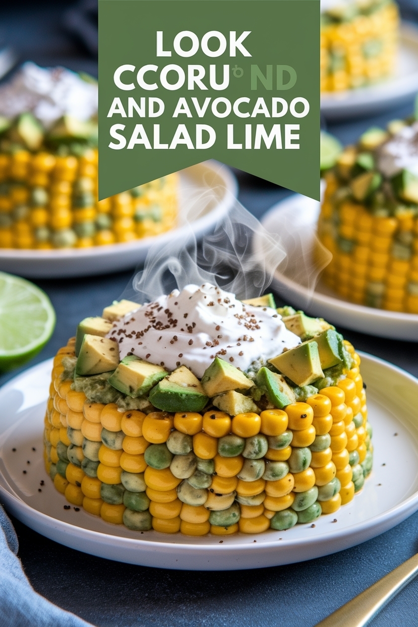 corn and avocado salad lime