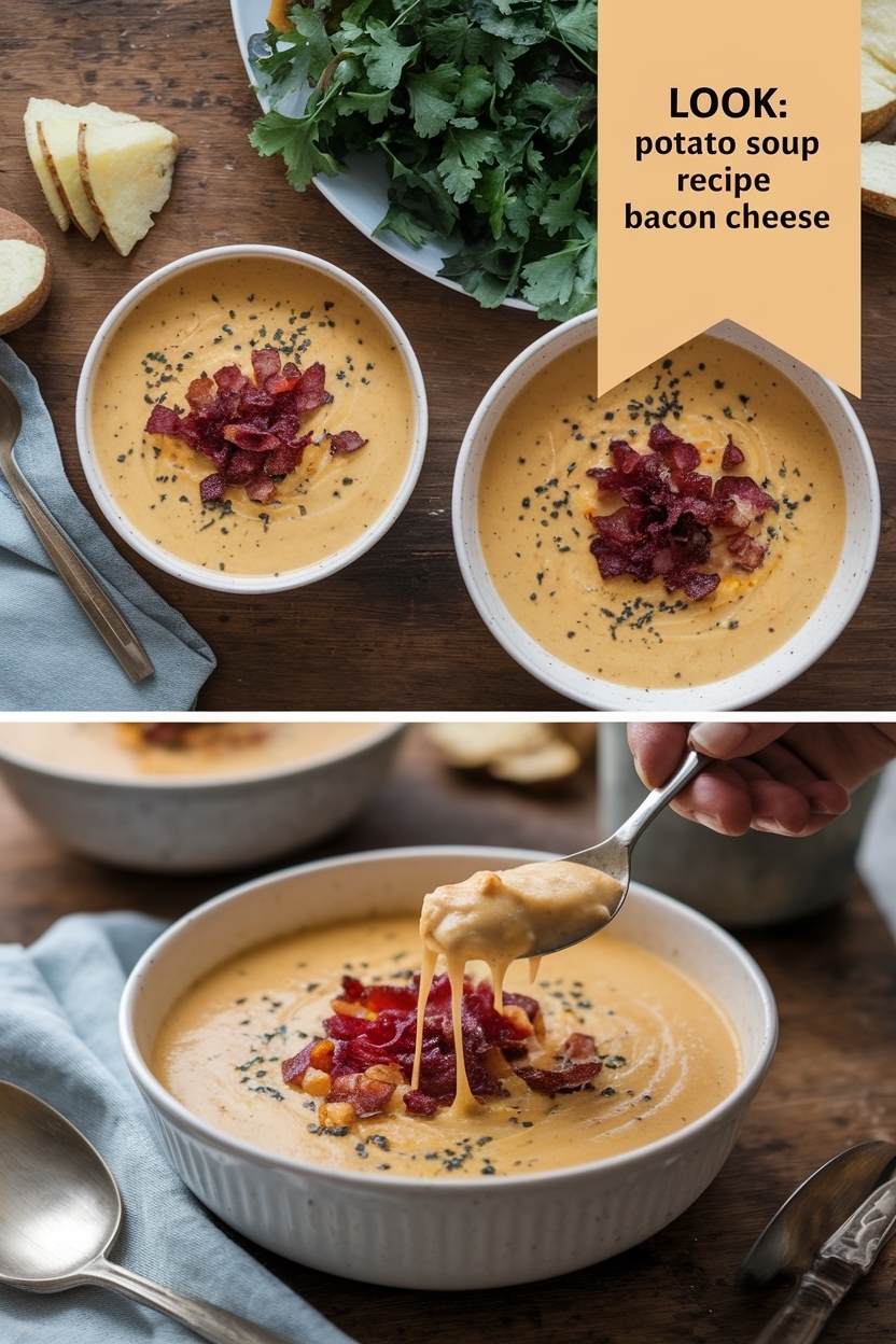 potato soup recipe loaded bacon cheese