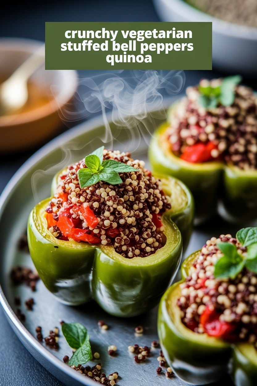 vegetarian stuffed bell peppers quinoa