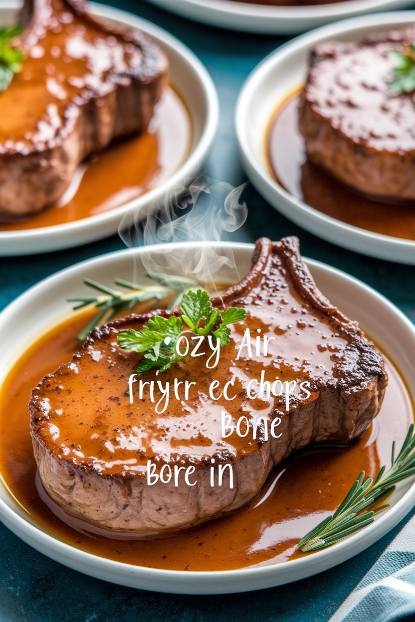 air fryer pork chops recipe bone in