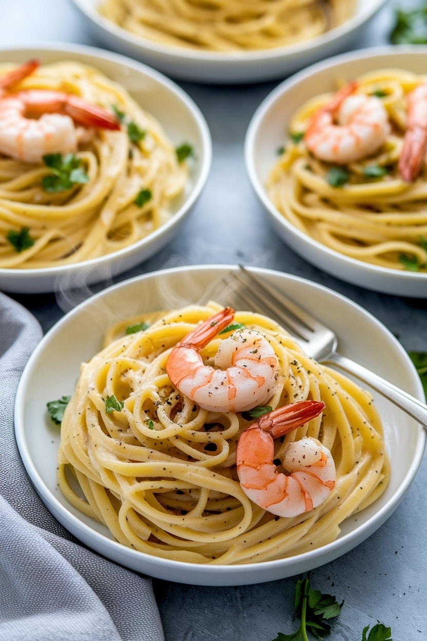 garlic butter shrimp scampi pasta no wine