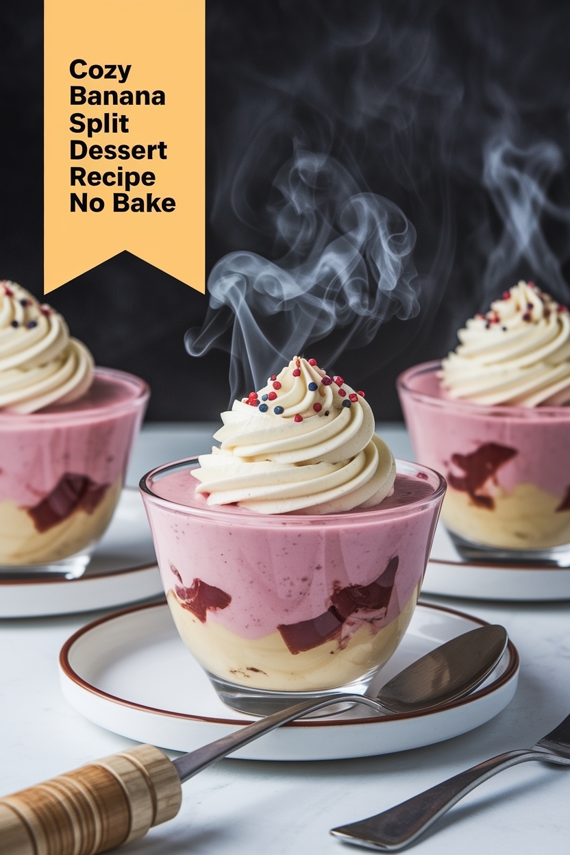banana split dessert recipe no bake