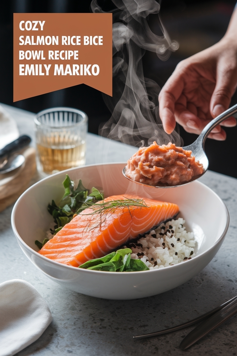 salmon rice bowl recipe emily mariko