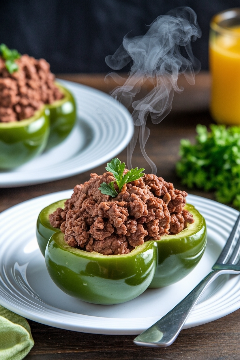 keto stuffed peppers recipe ground beef
