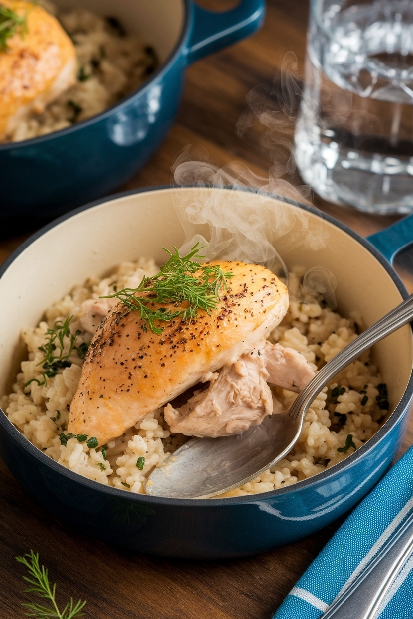 one pot chicken and rice recipe creamy