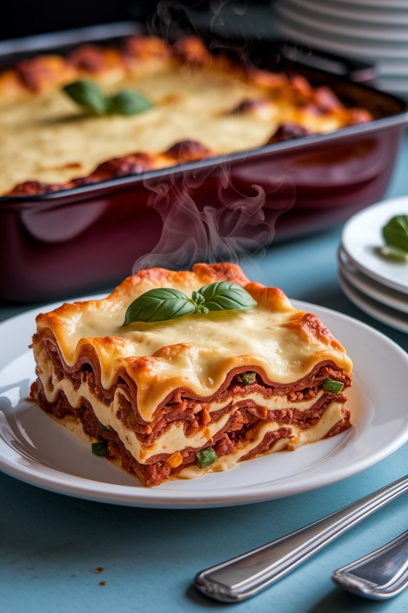 vegetarian lasagna recipe easy cheesy