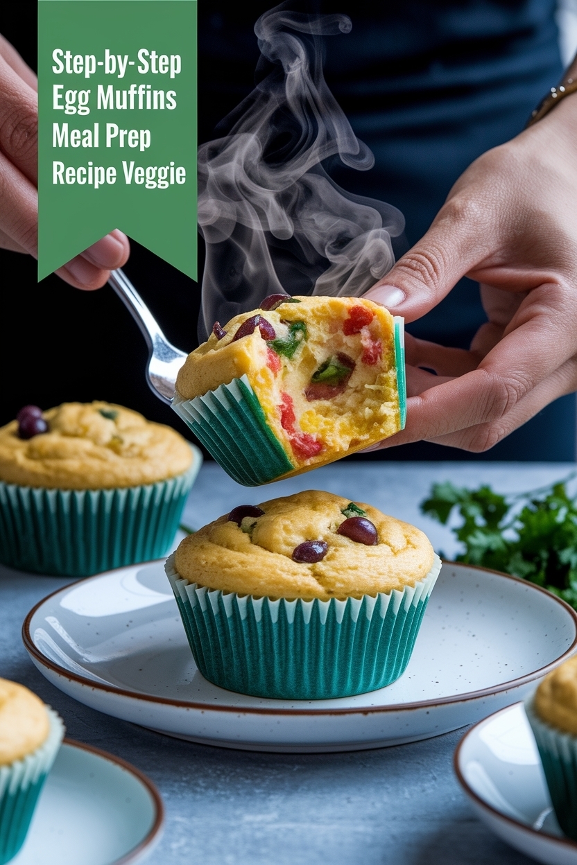 egg muffins meal prep recipe veggie