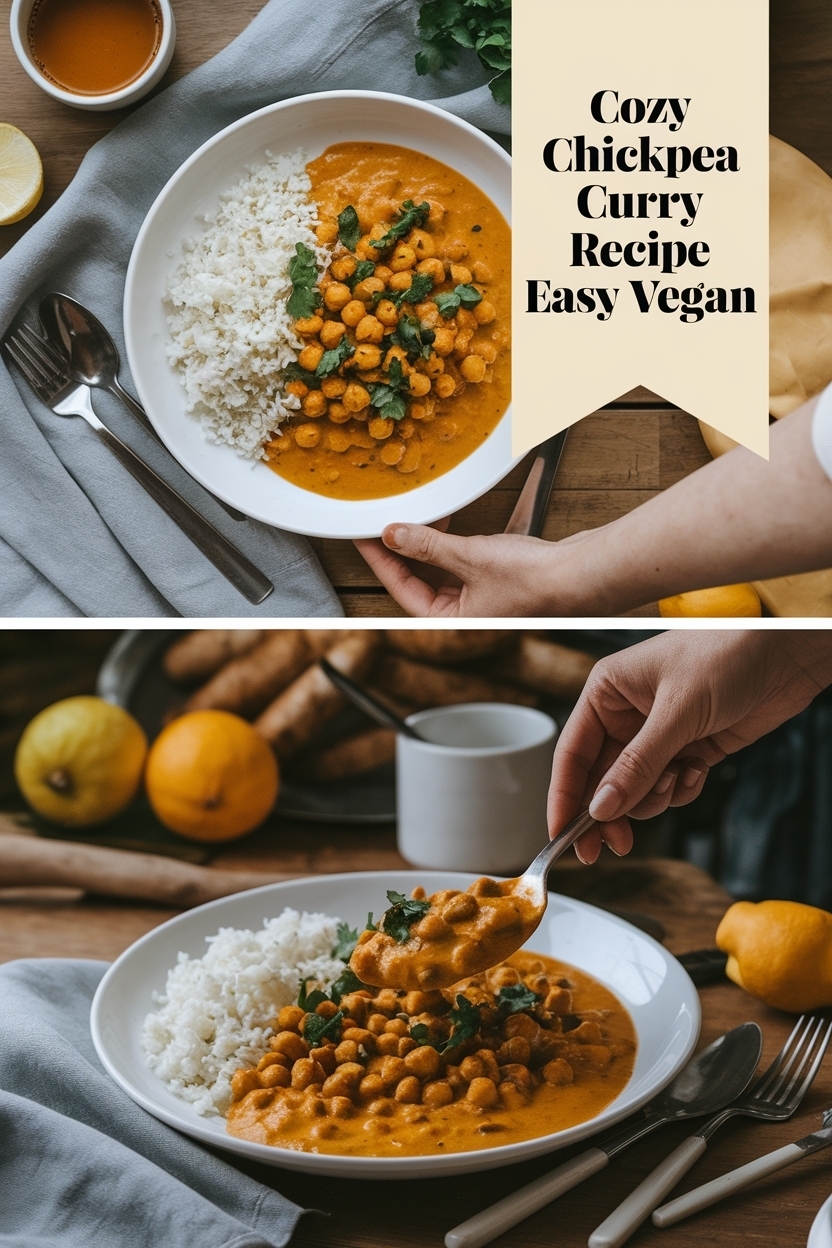 chickpea curry recipe easy vegan