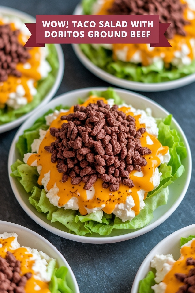 taco salad with doritos ground beef