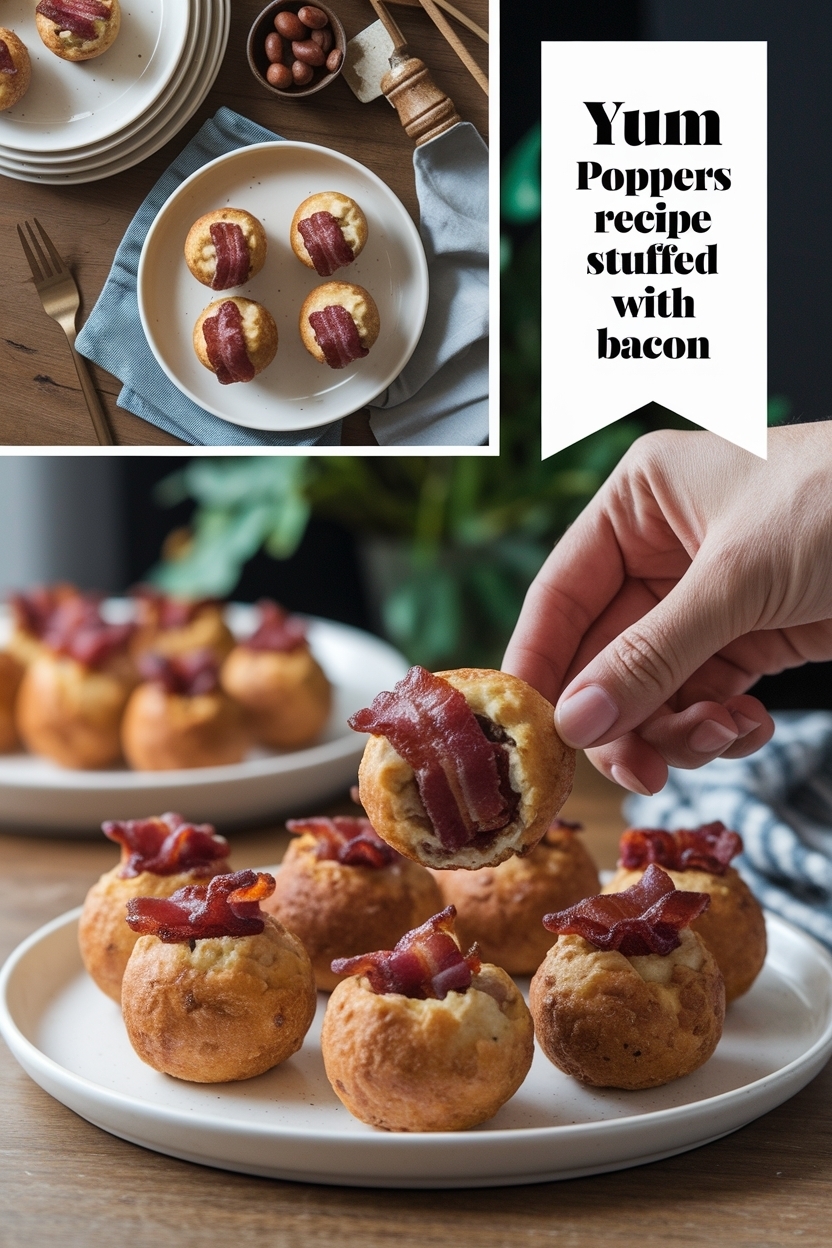 poppers recipe stuffed with bacon