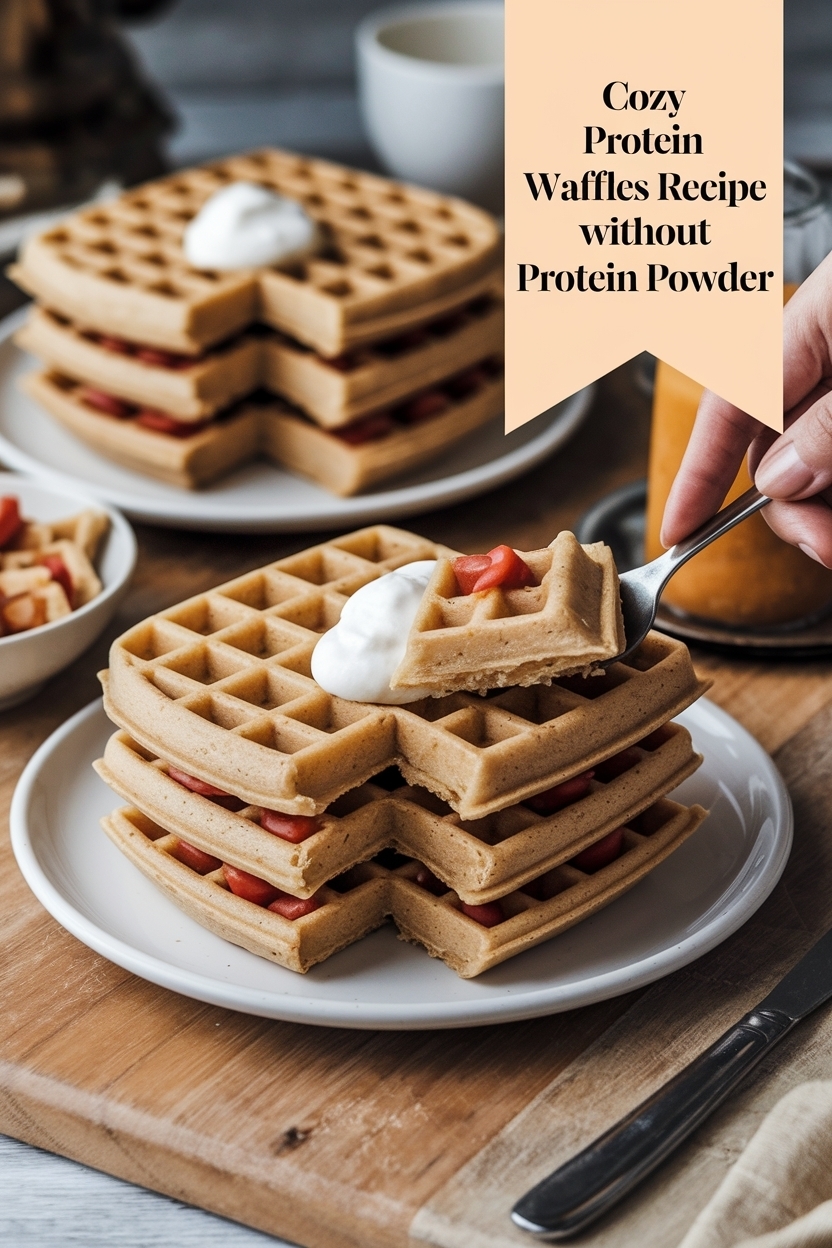 protein waffles recipe without protein powder