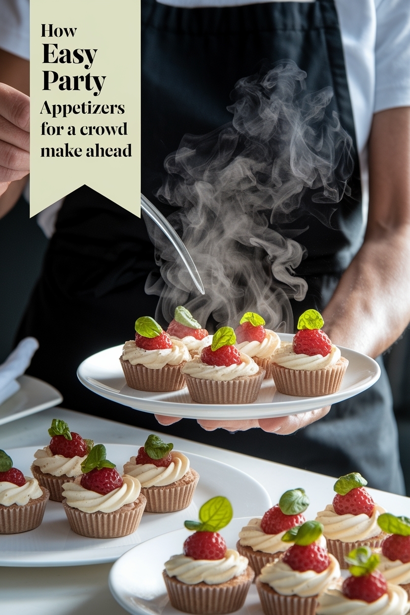 easy party appetizers for a crowd make ahead