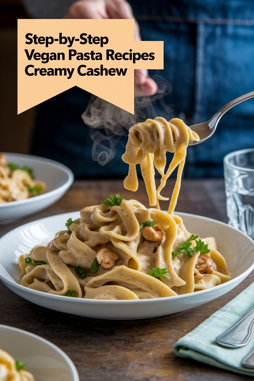 vegan pasta recipes creamy cashew - Extra Photo