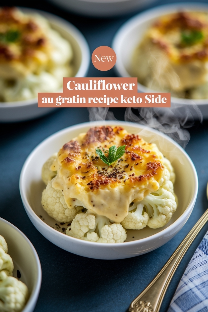 cauliflower au gratin recipe keto side