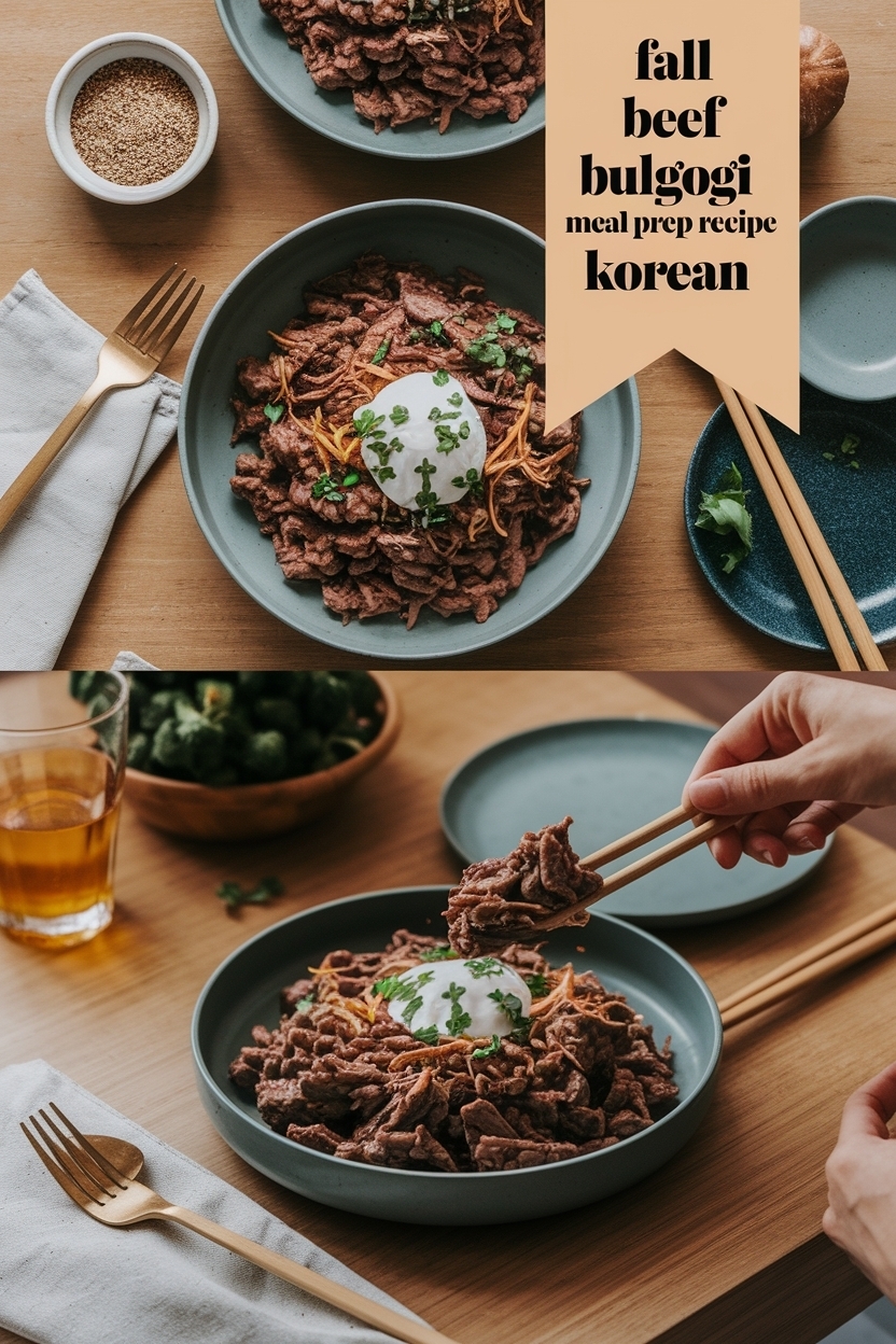 beef bulgogi meal prep recipe korean