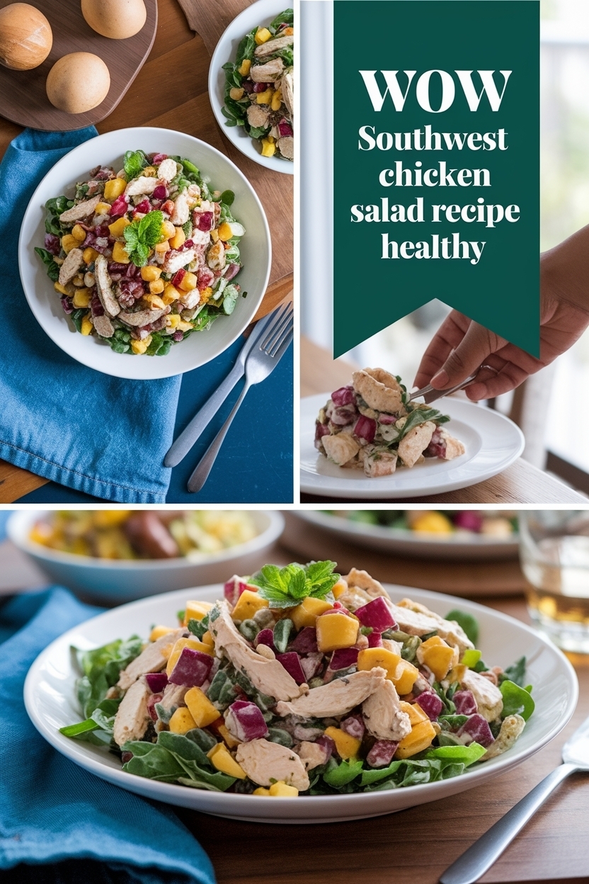 southwest chicken salad recipe healthy