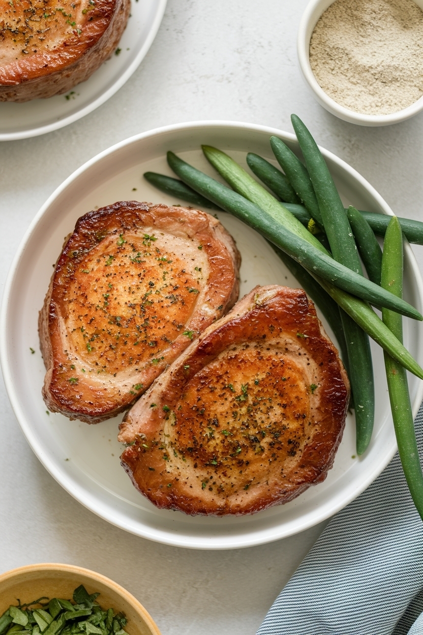air fryer pork chops recipe juicy