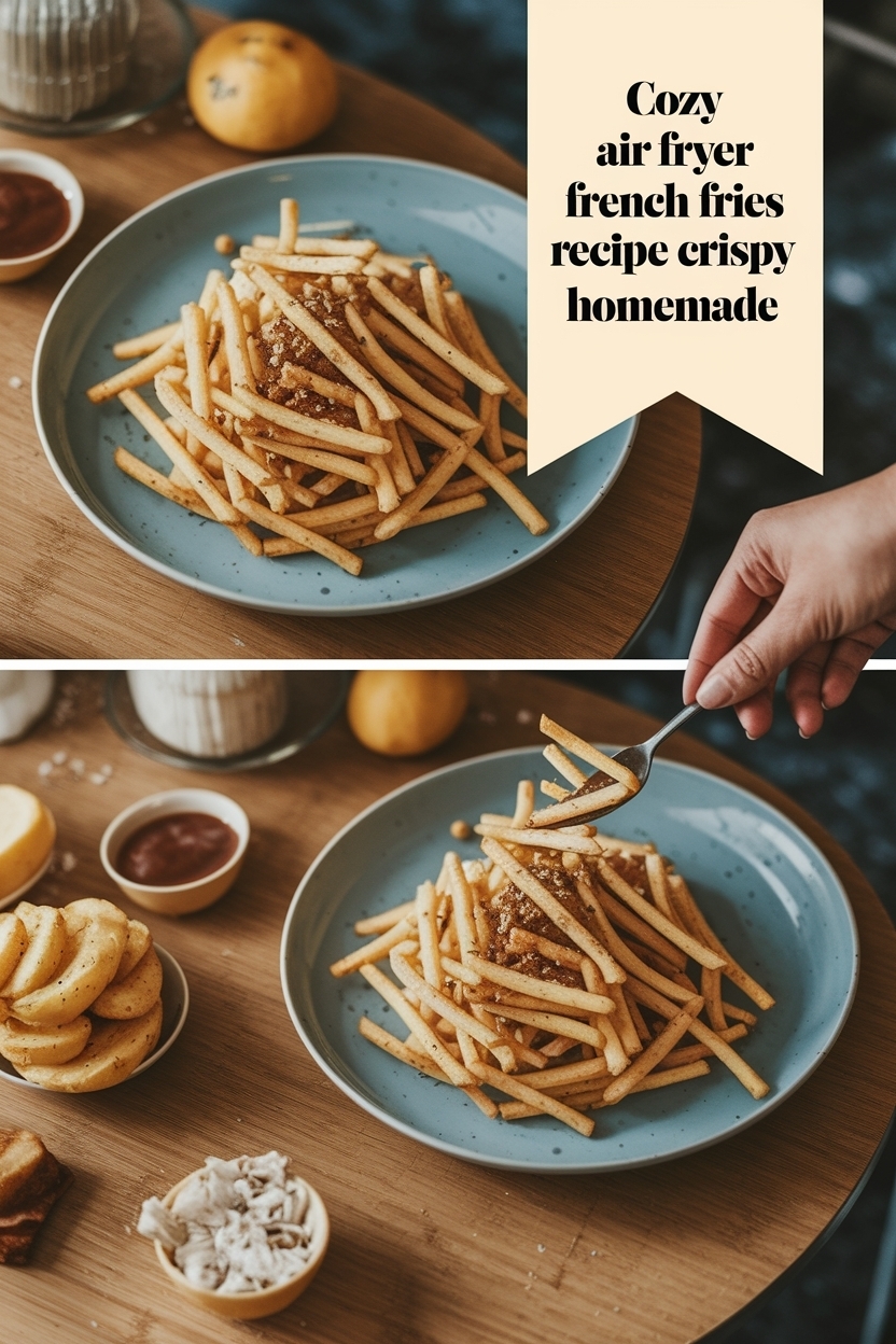 air fryer french fries recipe crispy homemade